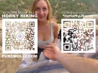 Hiking turns Naughty with Molly Pills and Haighlee Dallas - libidinous Hiking - POV 4K
