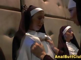 Fetisj nuns insert voorwerp