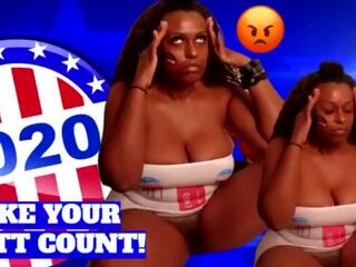 1 hour after i took my latinos to the polls&comma; this happens&period; 2020 election day imani seduction squirting reaction show