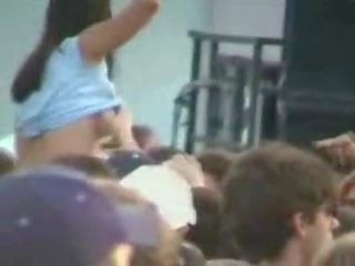 Chick Gets Her Boobs Touched During Concert