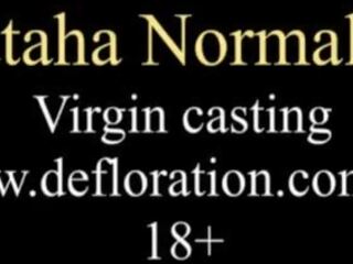Vergine casting&period; 18 y&period;o reale vergine nataha normalek da russia