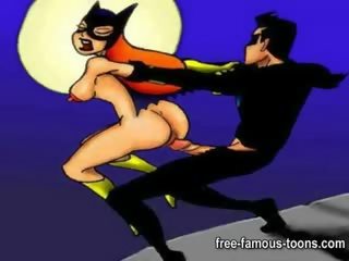 Batman 同 catwoman 和 batgirl 狂歡