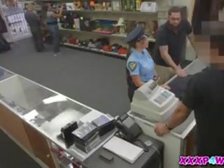 Darling Police Officer Hocks Her Gun
