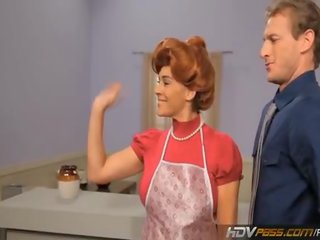 Hdvpass desirable Redhead Housewife Raylene Gives A Loving Blowjob