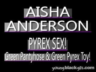 Gợi cảm thiếu niên đen trẻ bé aisha anderson