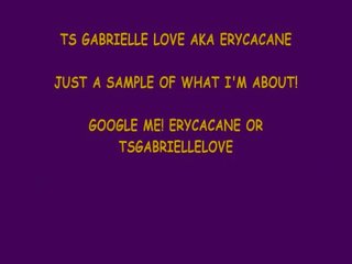 Gabrielle Love Aka @ErycaCane: The Real Deal